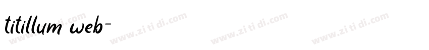 titillum web字体转换